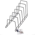 Orion, stojak na pokrywki i talerze, metalowy, czarny, Radka, 34.5-14-19 cm