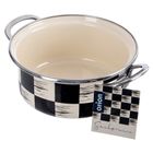 Orion, Szachownica, garnek emaliowany, 18 cm, 1,5l