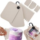 Orion, szpatuła cukiernicza, gładka, ząbkowana, 3 szt.