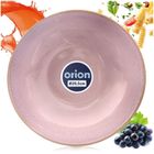 Orion, talerz obiadowy, głęboki, ceramiczny, różowy, glaze, 21 cm