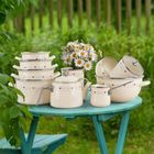 Orion, Tonca, garnek emaliowany, kremowy, 16 cm, 1,4 l