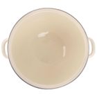 Orion, Tonca, miska emaliowana z uchwytami, kremowa, 33 cm, 5 l