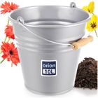 Orion, wiadro plastikowe, szare, 10l