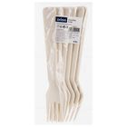 Orion, widelce stołowe, plastikowe kremowe, Sandy, 18 cm, 6 szt.