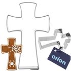 Orion, wykrawacz do ciastek, stalowy, krzyż, 6,4 cm