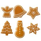 Orion, wykrawacze do ciastek, stalowe, 6 szt.