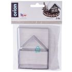 Orion, wykrawacze do ciastek, stalowe, domek z piernika, 3 szt.