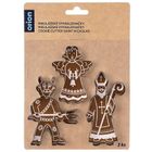 Orion, wykrawacze do ciastek, stalowy, diabeł, mikołaj, anioł, 3 szt.