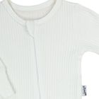 Pajac dziewczęcy, prążkowany, ecru, Nicol