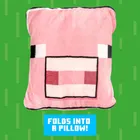 Paladone, Minecraft, koc z poduszką, Pig, 120-150 cm