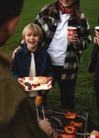 PartyDeco, talerzyki papierowe, bbq, 26-26 cm, 6 szt.