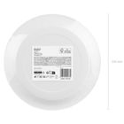 PartyDeco, talerzyki papierowe, czerwony, 23 cm, 6 szt.