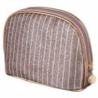Peterson, kosmetyczka, 1-komorowa, brokatowa, różowe złoto