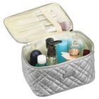 Peterson, kosmetyczka kuferek, srebrna