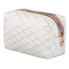 Peterson, kosmetyczka prostokątna, biało-kolorowa