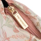 Peterson, kosmetyczka, tkanina syntetyczna, różowa z botanicznym wzorem