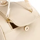 Peterson, kosmetyczka z podwójnym zamknięciem, beżowa