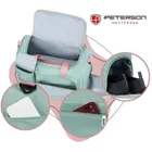 Peterson, torba podróżna, zielono-różowa