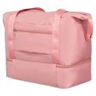 Peterson, torba weekendowa, z uchwytami, różowa