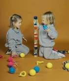 Petit Boum, Move, butelka sensoryczna, dwufazowa, niebieska spirala