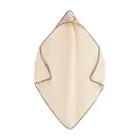 Petite&Mars, Loulou, okrycie kąpielowe bambusowe z kapturkiem, Rosy Wilderness, 100-100 cm