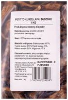 Petitto, kurze łapki suszone, przysmak dla psa, 1kg