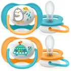 Philips Avent, Ultra Air, Happy, smoczek uspokajający, 6-18m, boy, 2 szt.