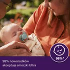Philips Avent, Ultra Soft, smoczek ortodontyczny, 0-6 m, 2 szt.