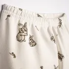 Piżama dziewczęca, beżowa, Nicol