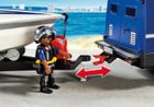 Playmobil, City Action, City Action, Pojazd terenowy policji z motorówką, 5187