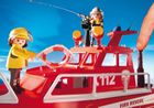 Playmobil, City Action, Łódź strażacka z armatką wodną, 3128
