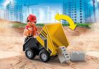 Playmobil, City Action, Plac budowy z wywrotką, 70742