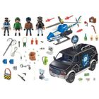 Playmobil, City Action, Policyjny helikopter: Pościg za uciekającym samochodem, 70575