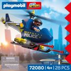 Playmobil, City Action, Policyjny helikopter z radarem, 72080
