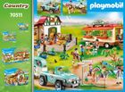Playmobil, Country, Samochód z przyczepą dla kucyka, 70511