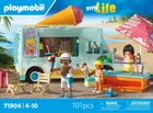 Playmobil, My Life, Furgonetka z lodami i sklepikiem surfingowym, 71904