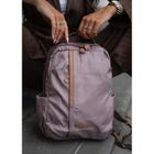 Plecak miejski, beżowy, Peterson