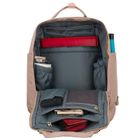 Plecak miejski, beżowy, Peterson