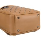 Plecak miejski, beżowy, skóra ekologiczna, Peterson