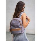 Plecak miejski, szary, Peterson