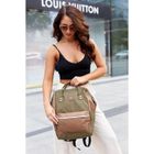 Plecak na laptopa, zielony, wodoodporny, port USB, Himawari