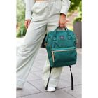 Plecak podróżny na laptopa, bagaż podręczny do samolotu, zielony, Himawari