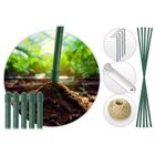 Plonos, tunel ogrodowy, 3-6m, 18m2, biały