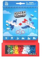 Plus-Plus, Puzzle by Number, Activity Pad, klocki, transport, 125 elementów