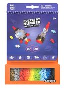 Plus-Plus, Puzzle by Number, Activity Pad, klocki, zestaw kosmiczny, 125 elementów
