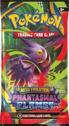 Pokemon TCG: Mega Evolution, Phantasmal Flames, Checklane Blister, Cottonee/Whimsicott, gra karciana, dodatek