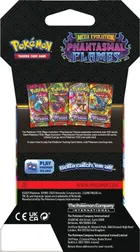 Pokemon TCG: Mega Evolution, Phantasmal Flames, Sleeved Booster, gra karciana, dodatek