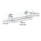 Półka kuchenna maxi, turbo-loc, stal nierdzewna