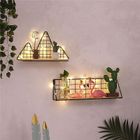 Półka ścienna, loft, biała, 25 cm