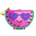 Polly Pocket, Arbuzowy basen, kompaktowy zestaw do zabawy z laleczkami i akcesoriami